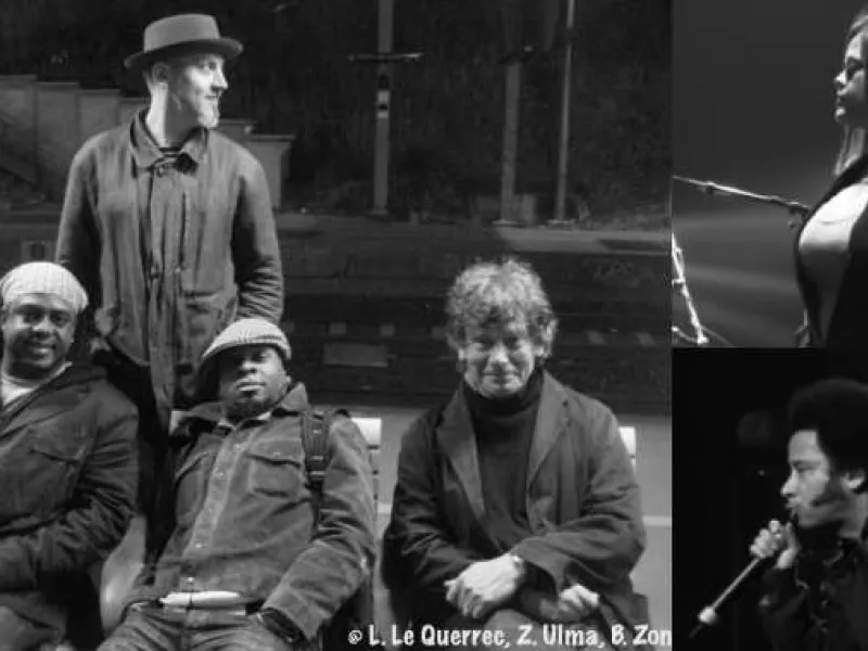 Photo Ursus Minor feat. Boots Riley & Desdamona © L. Le Querrec, Z. Ulma, B. Zon