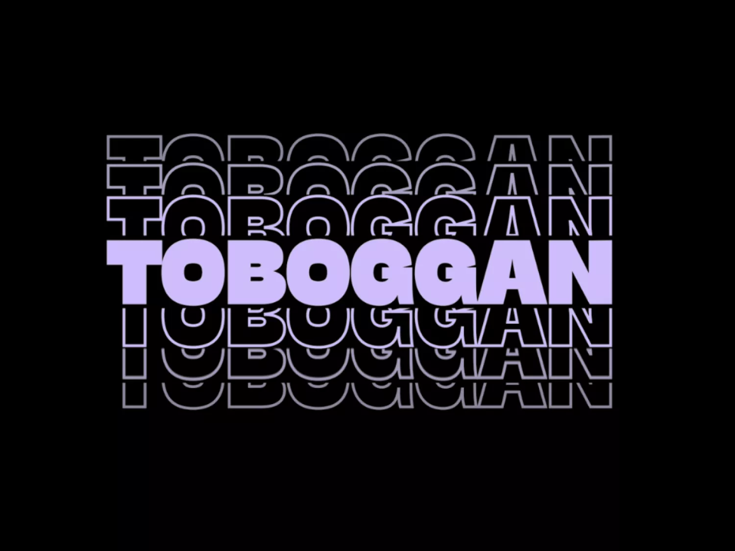 Toboggan : musiques expérimentale, musique glissante.